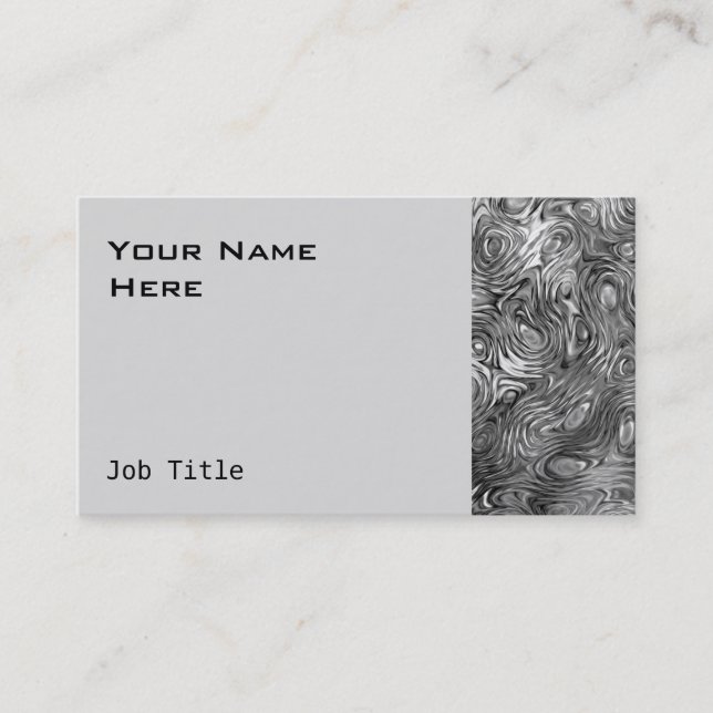 Grått av affärskort i moln visitkort (Framsida)