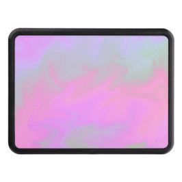 Grått av flytande konst Marble Rosa Dragkroksskydd