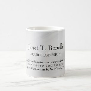 Grått Bakgrund Elegant Enkel Professionell Enkel Kaffemugg