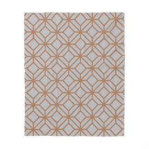 Grått Beige Square Retro Geometric Modern Mönster