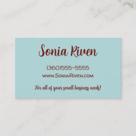 Grått-berg med Träd, vattenfärgad Anpassningsbar Visitkort