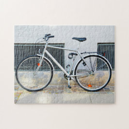 Grått Bicycle, Köpenhamn, Danmark Pussel