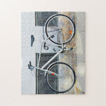 Grått Bicycle, Köpenhamn, Danmark