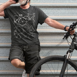 Grått Bikes/cykelcykel T Shirt
