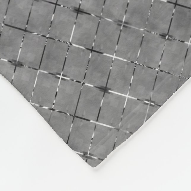 Grått-bild uppdelad i rektangel, tråd för ljusstyr fleecefilt (Hörn)