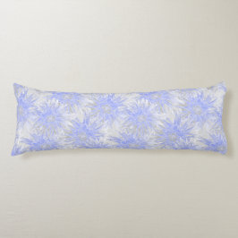 Grått-blå dahlias. kroppskudde