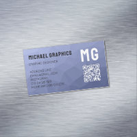 Grått-blå övertoningsgeometrisk maska mönster QR-k