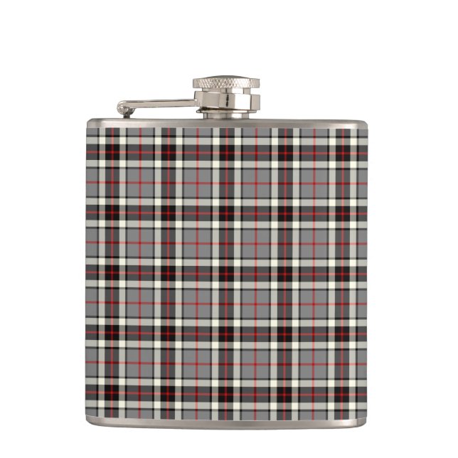 Grått, Black and Red Thompson Klan Formal Tartan Fickplunta (Framsidan)