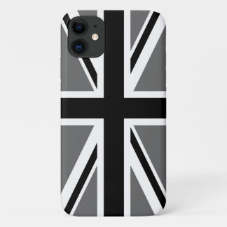 Grått Black and White Union Jack