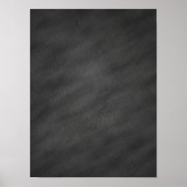 Grått Black Chalk Board (svart blanka), bakgrundsb Poster