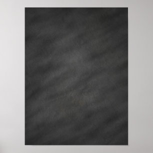 Grått Black Chalk Board (svart blanka), bakgrundsb Poster