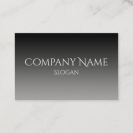 Grått Black Ombre Visitkort