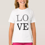 Grått Black Script Kärlek Bröllop T Shirt<br><div class="desc">Du kan enkelt byta typsnitt och färg. Du kan också lägga till logotypen och bakgrundsbilden som du vill.</div>