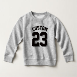 Grått & Black Småbarn | Sports Jersey Tee