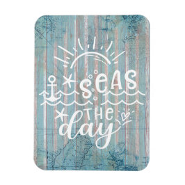 Grått Blue Seas the Day Cruise Magnet