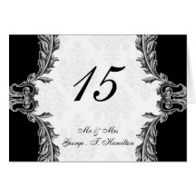 grått bord sittplatskort