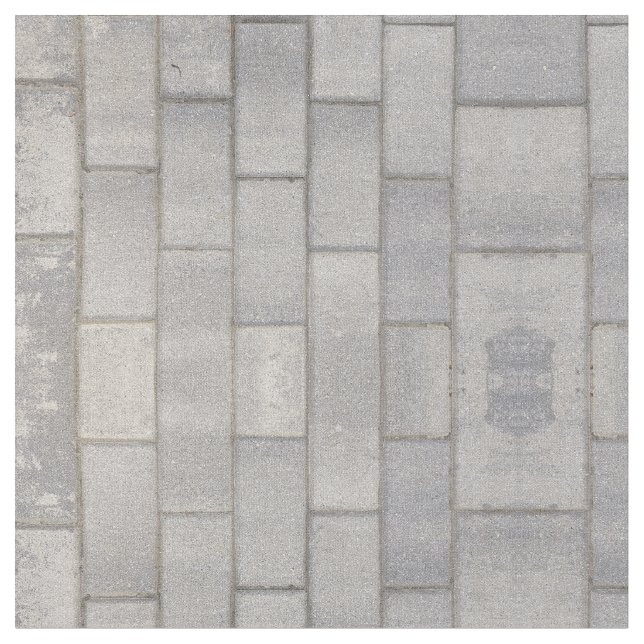 Grått Brick Cement Sidepromenad  Tyg (Närbild)