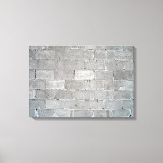 Grått Brick Wall Struktur Canvastryck