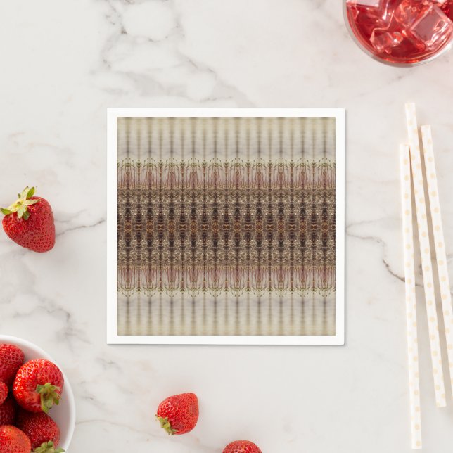 Grått Brown Modern och Elegant Pappersservett (Insitu)