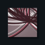 Grått & Burgundy Abstrakt Rosett band | Skuggor oc Canvastryck<br><div class="desc">Snyggt, modernt grått och burgig design med abstrakt rosett band i skuggor och ljus. Du kan anpassa genom att ändra bakgrunden till färg och/eller färg. Välj "anpassa" och navigera till avsnittet lagrar om du vill visa bilderna och ändra bakgrunden till färg eller gräns färg om du vill anpassa designen till...</div>