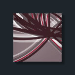 Grått & Burgundy Abstrakt Rosett band | Skuggor oc Canvastryck<br><div class="desc">Snyggt, modernt grått och burgig design med abstrakt rosett band i skuggor och ljus. Du kan anpassa genom att ändra bakgrunden till färg och/eller färg. Välj "anpassa" och navigera till avsnittet lagrar om du vill visa bilderna och ändra bakgrunden till färg eller gräns färg om du vill anpassa designen till...</div>