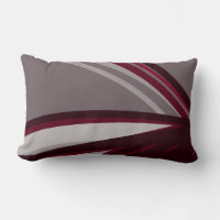 Grått & Burgundy Artistisk Abstrakt Linjärt design