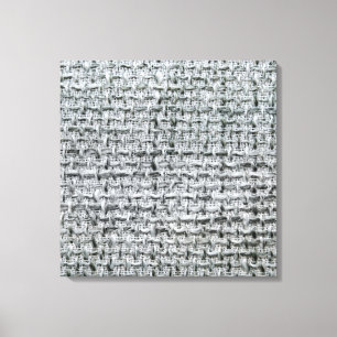 Grått Burlap Canvastryck