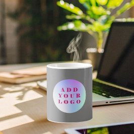 Grått Business logotyp Kaffemugg