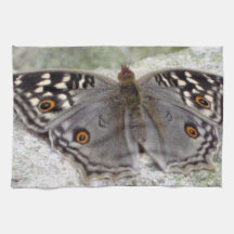 Grått Butterfly Image - Kitchen Tea Towel