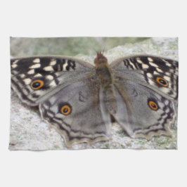 Grått Butterfly Image - Kitchen Tea Towel Kökshandduk