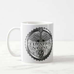 Grått caduceus Pediatriska sjuksköterskor Kaffemugg
