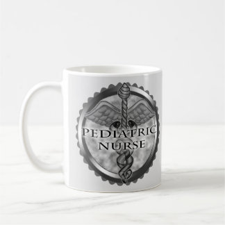 Grått caduceus Pediatriska sjuksköterskor Kaffemugg