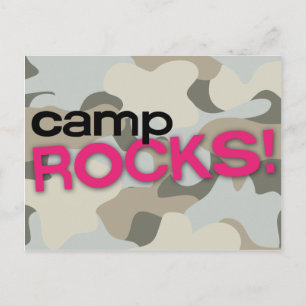 Grått Camo CAMP STEN! vykort