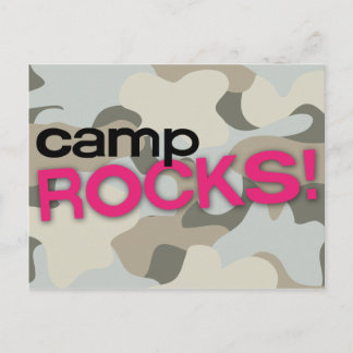 Grått Camo CAMP STEN! vykort