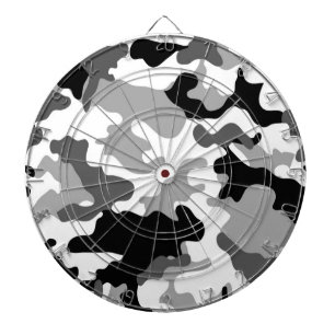 Grått Camo Dartboard Darttavla