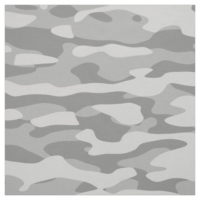 Grått Camo Fabric Tyg (Provkarta)