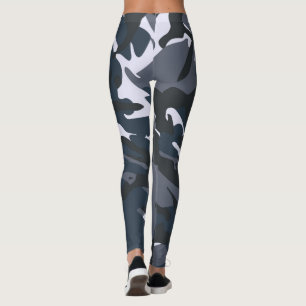 Grått Camou Leggings
