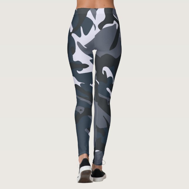 Grått Camou Leggings (Baksida)