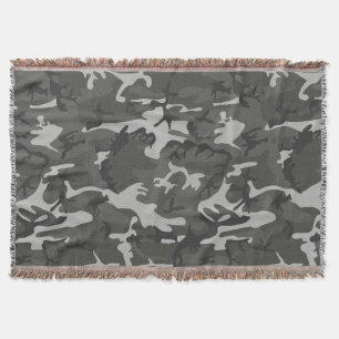 Grått Camouflage Mönster, Militära Mönster, armén Filt
