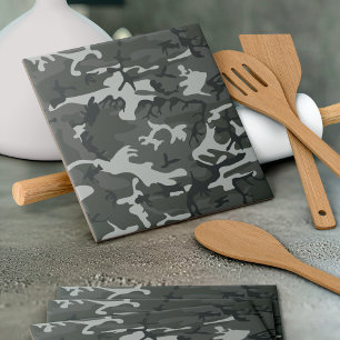 Grått Camouflage Mönster, Militära Mönster, armén Kakelplatta