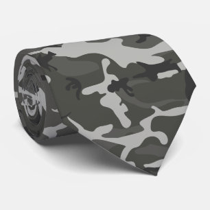 Grått Camouflage Mönster, Militära Mönster, armén Slips