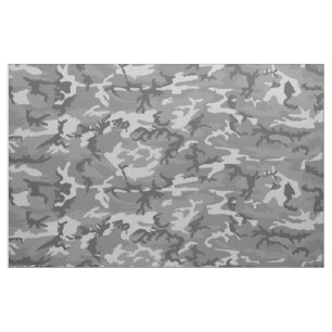 Grått Camouflage Mountain/Snö/Grått Camo Fabric Tyg