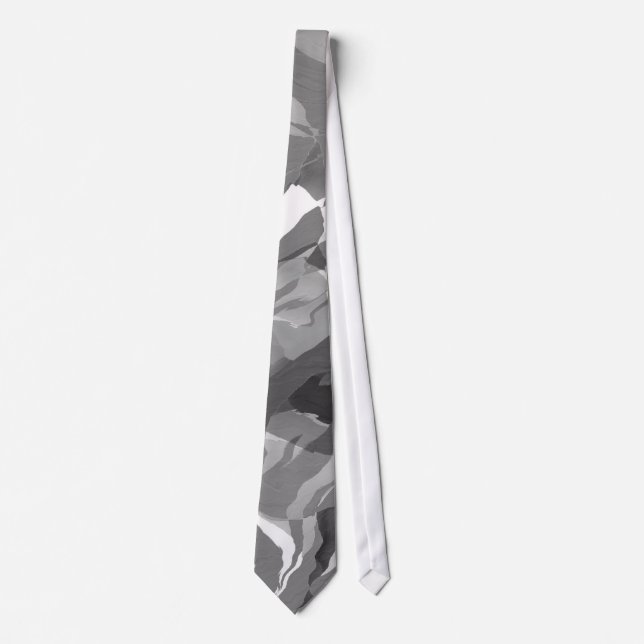 Grått Camouflage Tie Slips (Framsida)