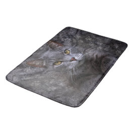 Grått Cat Badrumsmatta