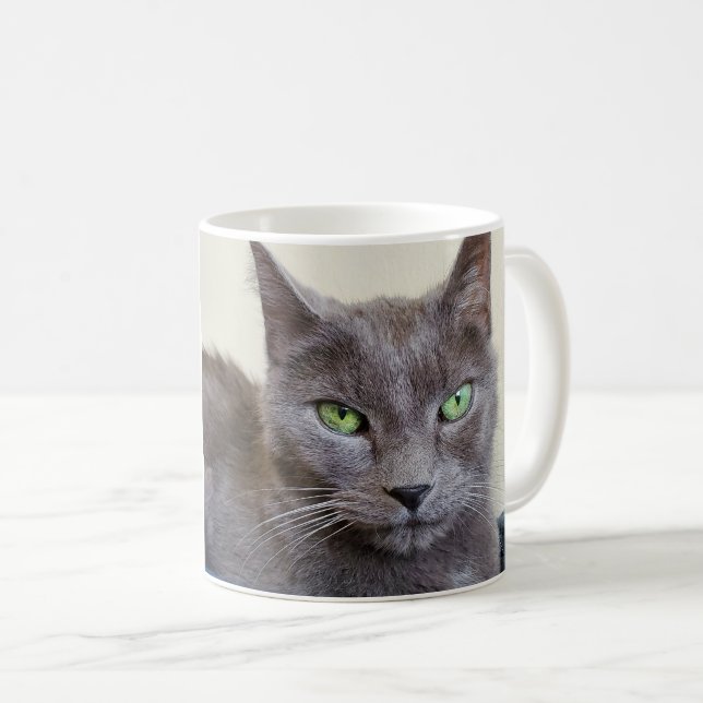 Grått cat mugg (Framsida höger)