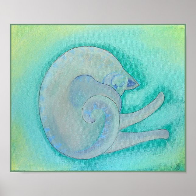 Grått Cat. Poster (Framsidan)