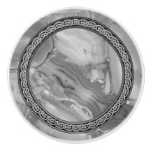 Grått Celtic Circle Vintage Marble look