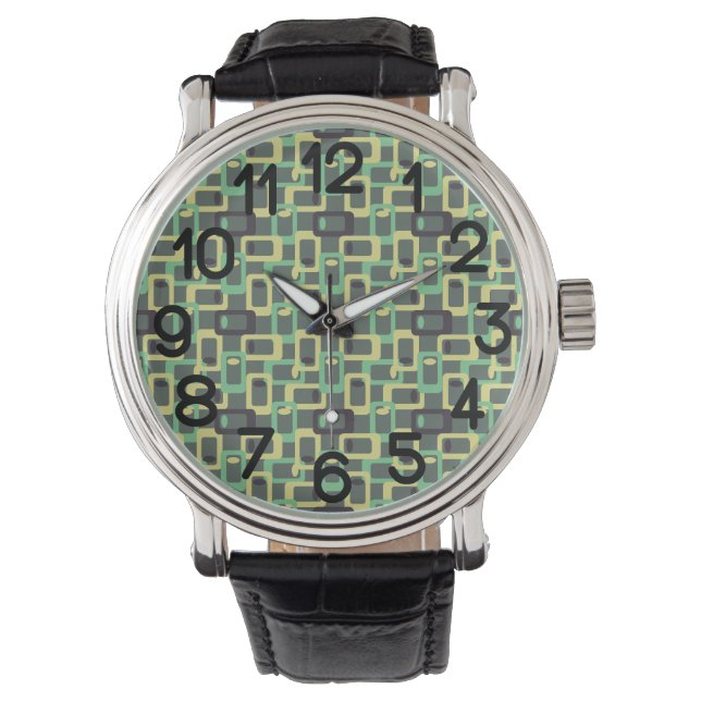 Grått Chain Link Armbandsur (Framsida)