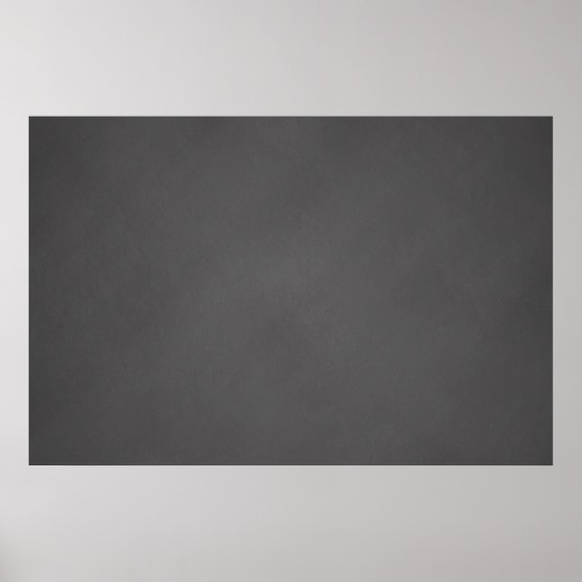 Grått Chalkboard Background Black Chalk Board Poster (Framsidan)