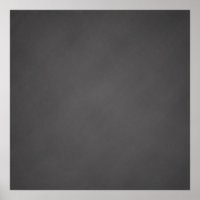 Grått Chalkboard Background Black Chalk Board Poster (Framsidan)